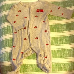 Carters fire engine pajamas